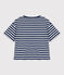 Camiseta LE BOXY de algodón para mujer azul MEDIEVAL/ FUMEE