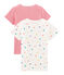 Par de camisetas manga corta para niña variante 1