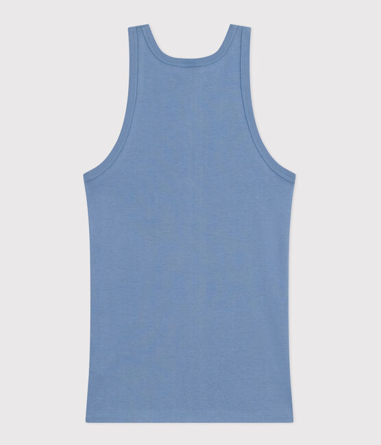 Camiseta L'Iconique de algodón sin mangas para mujer azul BEACH