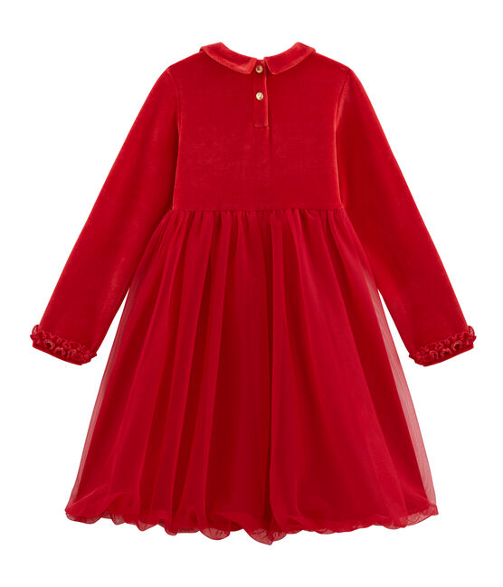 Vestido de niña rojo TERKUIT