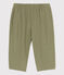 Pantalón de gasa de algodón para bebé verde MARECAGE