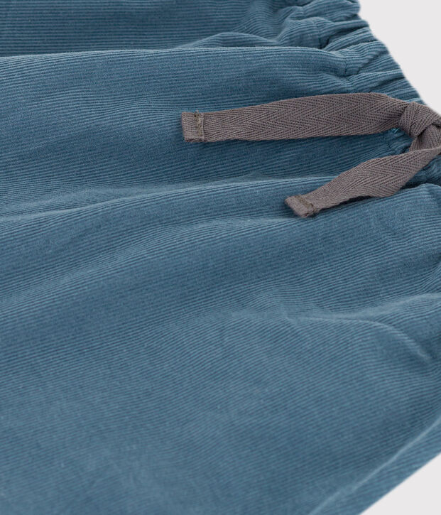 Pantal&oacute;n de beb&eacute; de pana azul