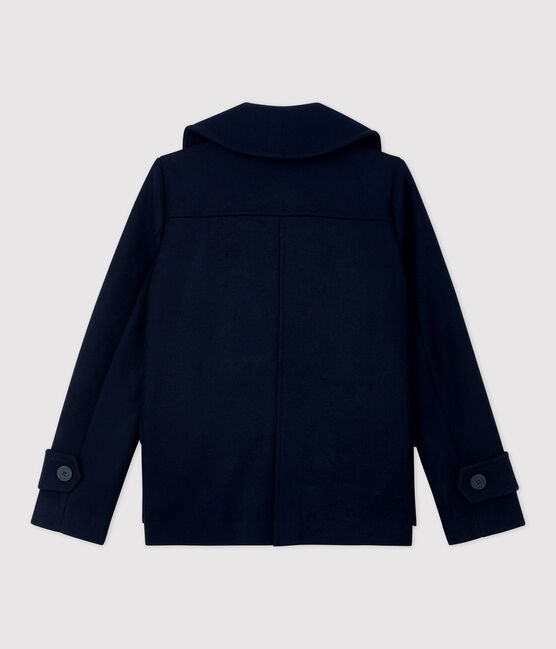 Chaquetón de lana de mujer azul SMOKING