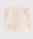 Pantalón corto de punto de niña
