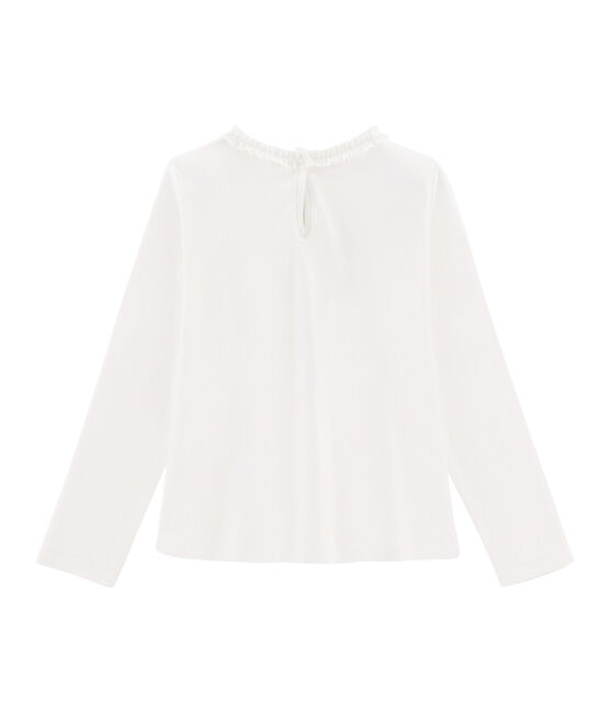 Camiseta de manga larga para niña blanco MARSHMALLOW