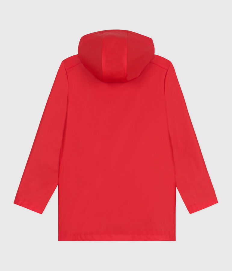 Chubasquero emblem&aacute;tico unisex rojo