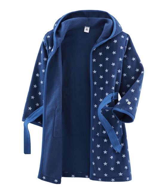Accidental Kilimanjaro Arrangement Bata de casa infantil de polar MEDIEVAL/MARSHMALLOW | Petit Bateau