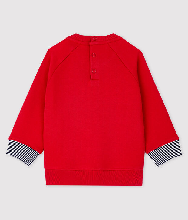 Sudadera estampada para beb&eacute; ni&ntilde;o rojo