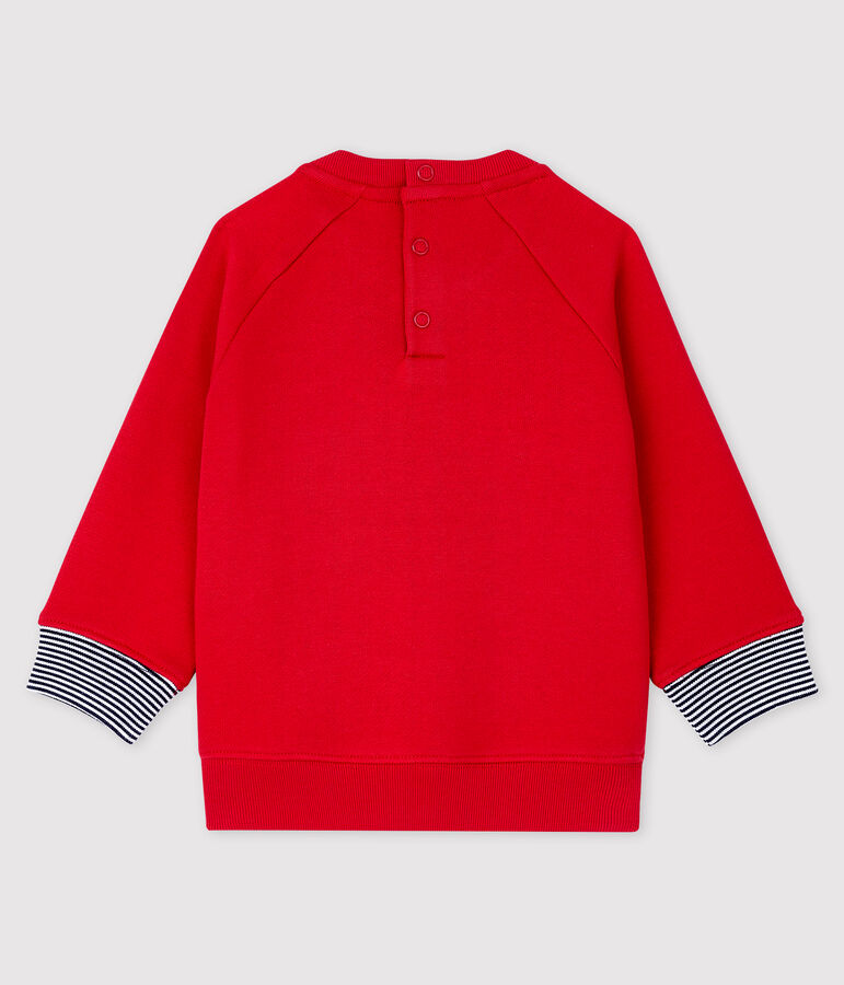 Sudadera estampada para beb&eacute; ni&ntilde;o rojo