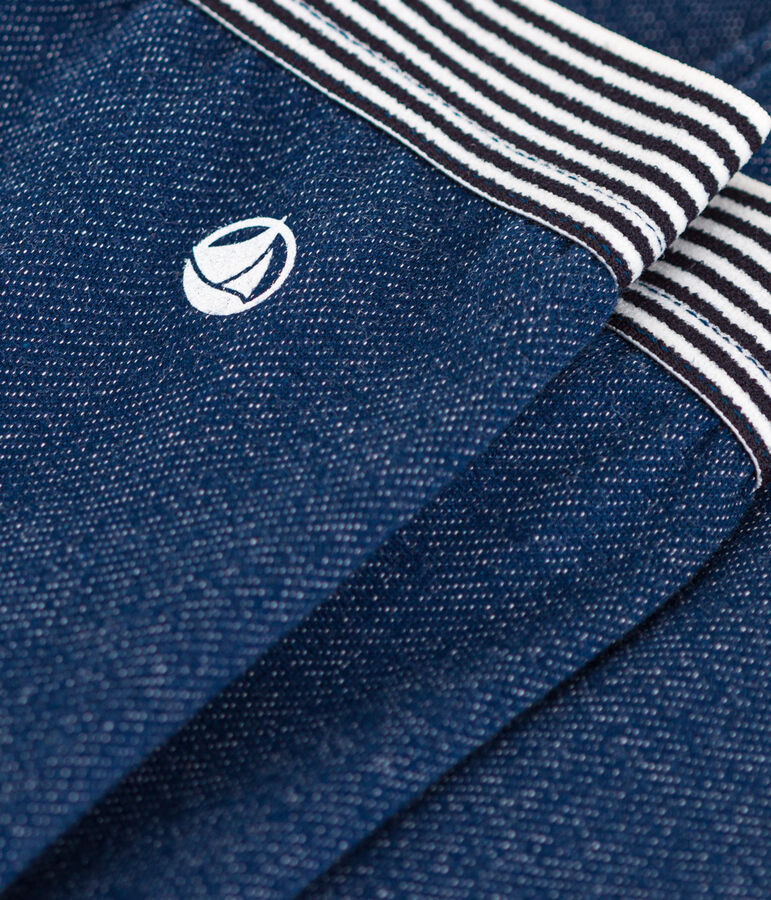 Jeggings de mulet&oacute;n de efecto vaquero de ni&ntilde;a azul MEDIEVAL/beige ECRU