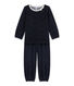Pijama de terciopelo para niña