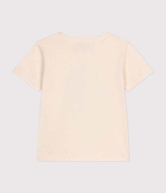 Camiseta de manga corta de punto fino para niño crudo AVALANCHE