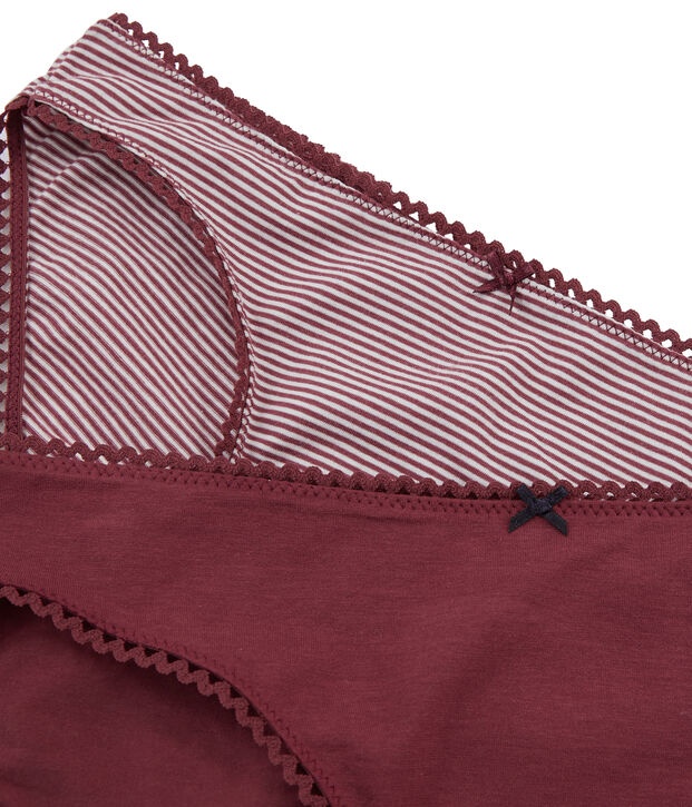 Lote de 2 braguitas para mujer multicolor