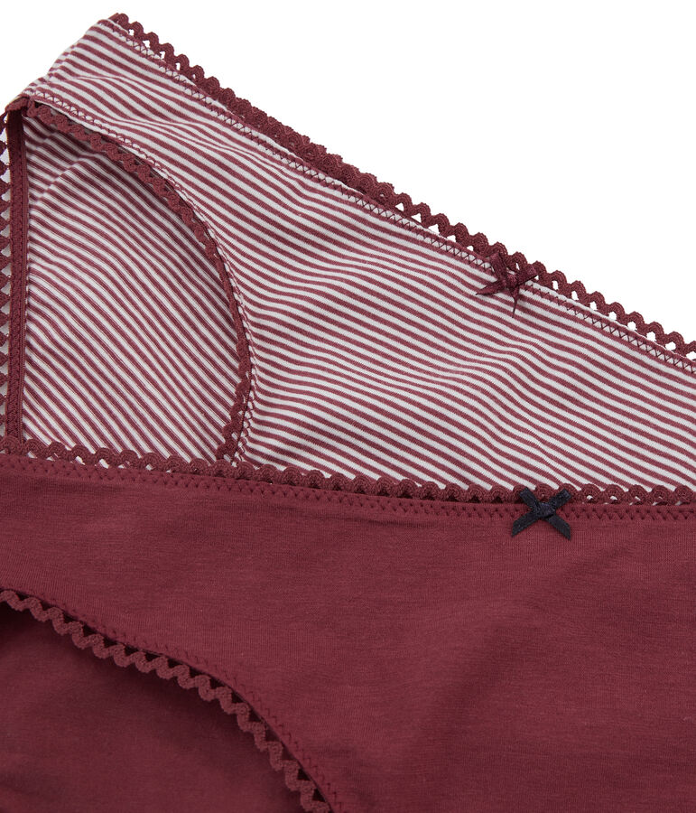 Lote de 2 braguitas para mujer multicolor