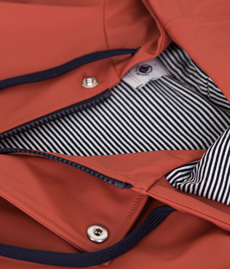 Chubasquero emblem&aacute;tico unisex marron