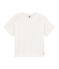 Camiseta manga corta infantil para niña blanco MARSHMALLOW