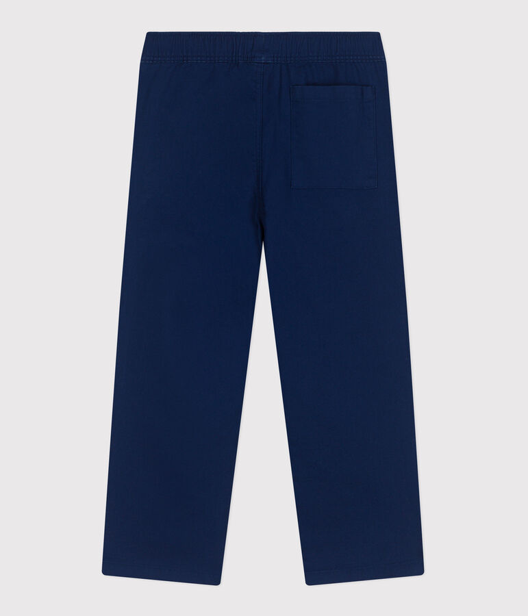 Pantal&oacute;n infantil de algod&oacute;n azul