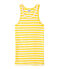 Camiseta de mujer en canalé original de rayas amarillo SHINE/blanco MARSHMALLOW