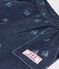 Pantal&oacute;n denim con estampado de barcos para beb&eacute; azul/crudo