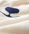 Mono pijama de bebé de ositos de tejido polar blanco MARSHMALLOW