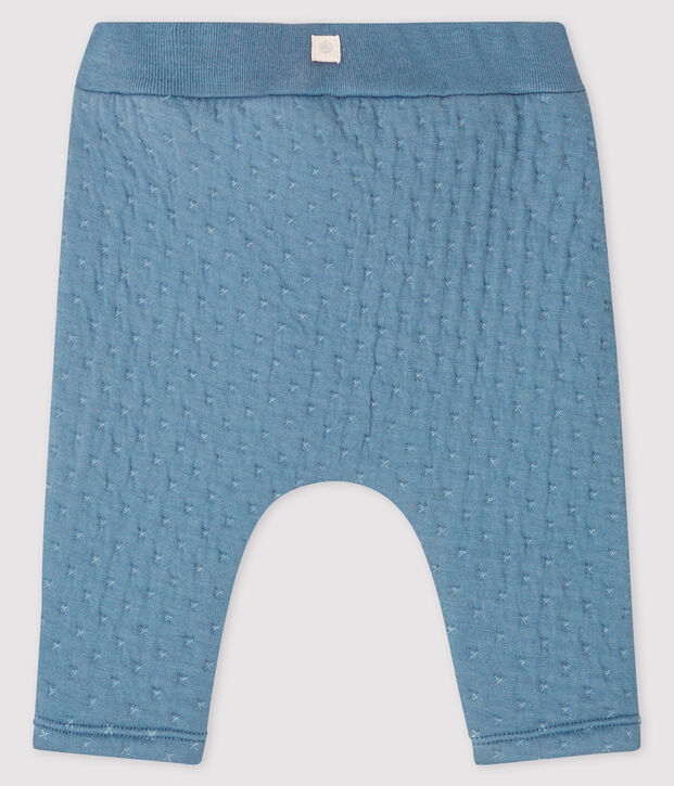 Pantal&oacute;n de t&uacute;bico acolchado para beb&eacute; gris
