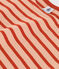 Marinera de algodón para mujer beige VINTAGE/rojo HARISSA