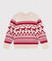 Jersey infantil de lana y algodón con estampados rojo AVALANCHE/ TERKUIT