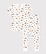 Pijama de manga corta de algodón para niño/niña