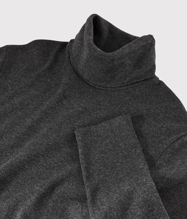 Cuello alto ic&oacute;nico para mujer gris