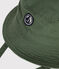 Gorro para anudar de algodón liso para bebé verde CROCO
