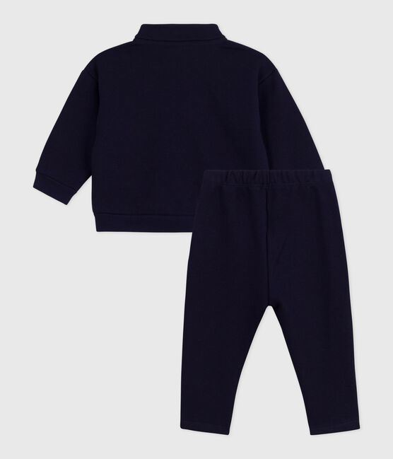 Conjunto de sudadera y pantalón de algodón liso para bebé SOIR