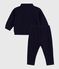 Conjunto de sudadera y pantalón de algodón liso para bebé SOIR