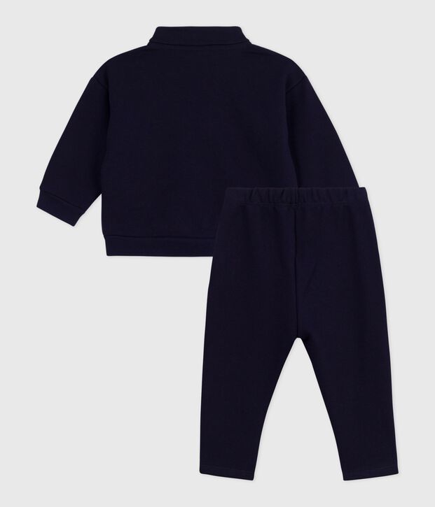 Conjunto de sudadera y pantal&oacute;n de algod&oacute;n liso para beb&eacute; SOIR