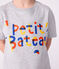 Camiseta infantil estampada de manga corta gris FUMEE CHINE