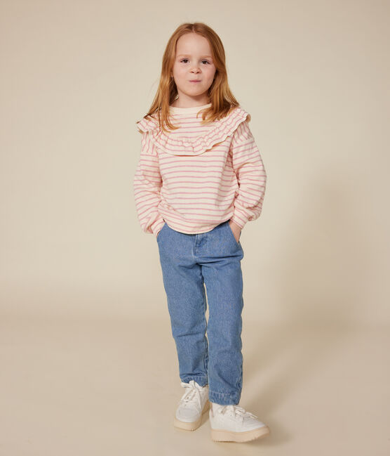 Sudadera de túbico para niña rosa AVALANCHE/ ROSELINE