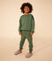 Sudadera de felpa para niño verde CROCO