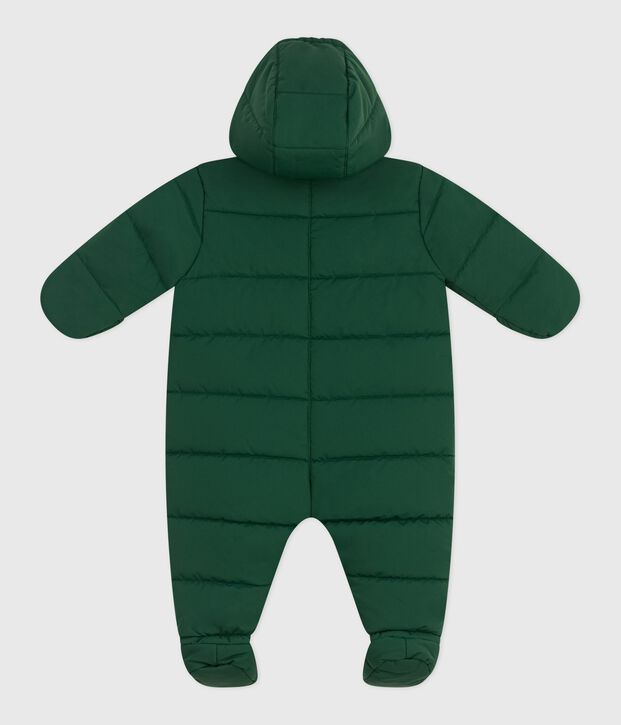 Buzo de poli&eacute;ster para beb&eacute; verde