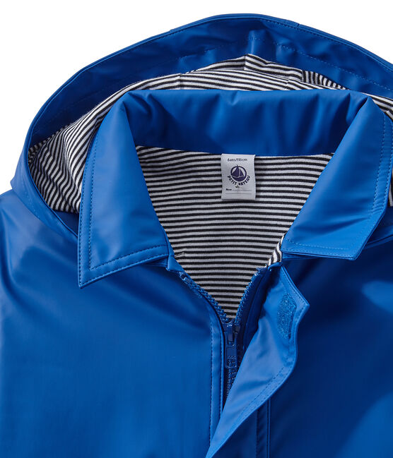 Impermeable para niños encerado azul PERSE