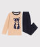 Pijama de terciopelo para niño TRENCH/ MULTICO