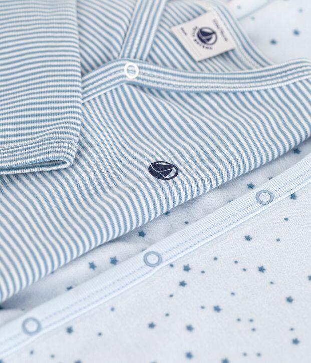 Juego de pijamas de algod&oacute;n estampado para beb&eacute; multicolor