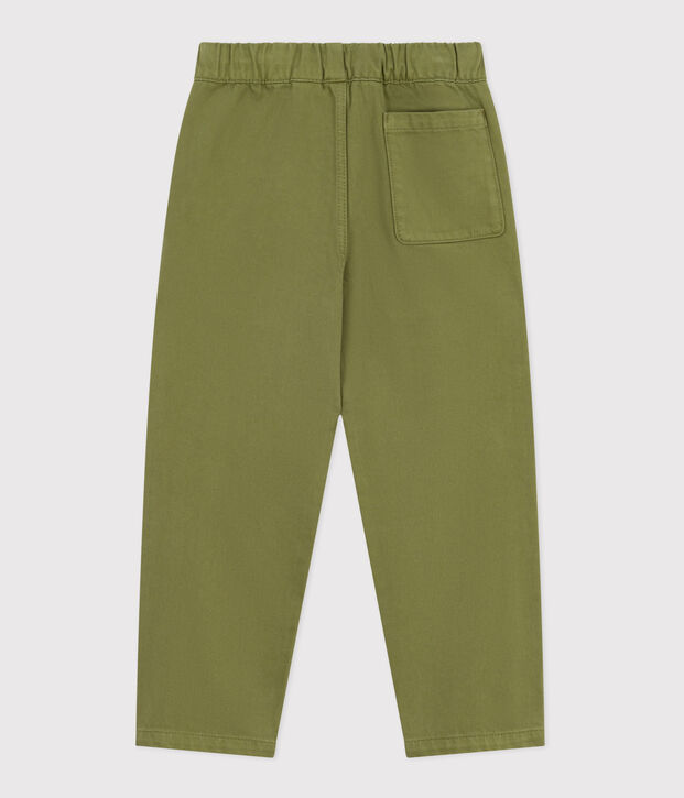 Pantal&oacute;n denim infantil verde