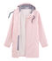 Parka larga para mujer rosa JOLI