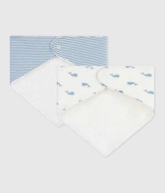 Juego de bandanas de algodón con estampado para bebé variante 1