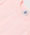Camiseta de manga larga de algodón para niña rosa MINOIS