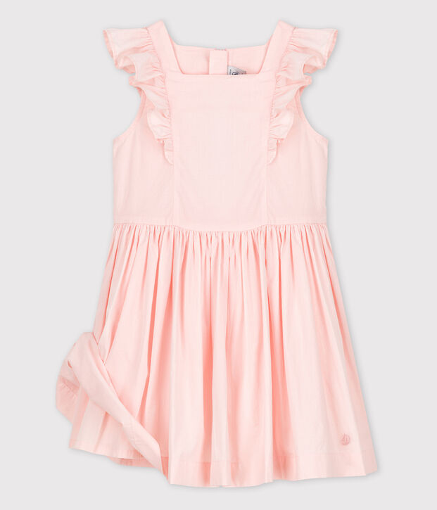 Vestido de celebraci&oacute;n de popelina de ni&ntilde;a FLEUR