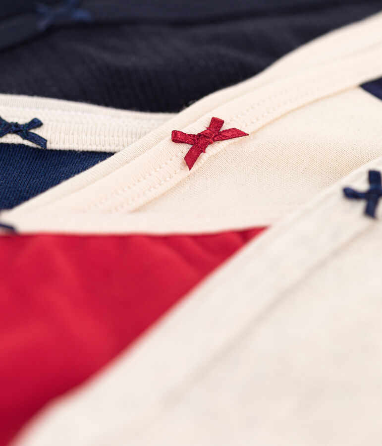 Juego de 5 braguitas de algod&oacute;n para mujer variante 1