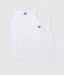 Lote de 2 camisetas de tirantes blancas de niña variante 1