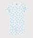Pijama corto con estampado de tortugas de algodón ultra-ligero de niño/niña