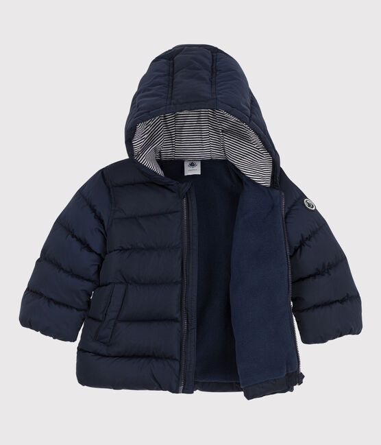 Chaqueta acolchada reciclada para bebé azul SMOKING
