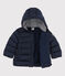 Chaqueta acolchada reciclada para bebé azul SMOKING